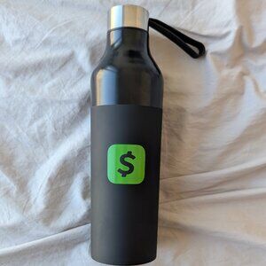 Cash App Logo Stainless Steel Water Bottle